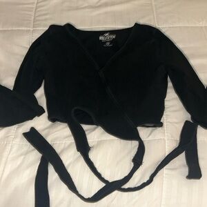 HOLLISTER Black tie long sleeve XS